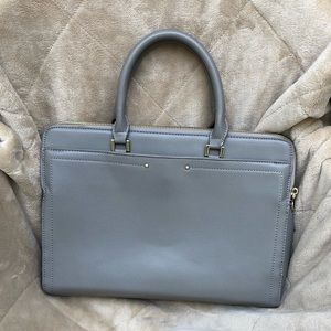 Gray Laptop Tote